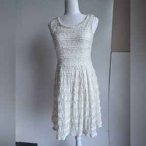 Matilda Jane Lace Dress Womens Size 6 White Hello Lovely‎ Sweet cottagecore